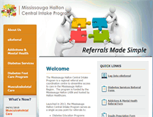 Tablet Screenshot of mhcentralintake.com